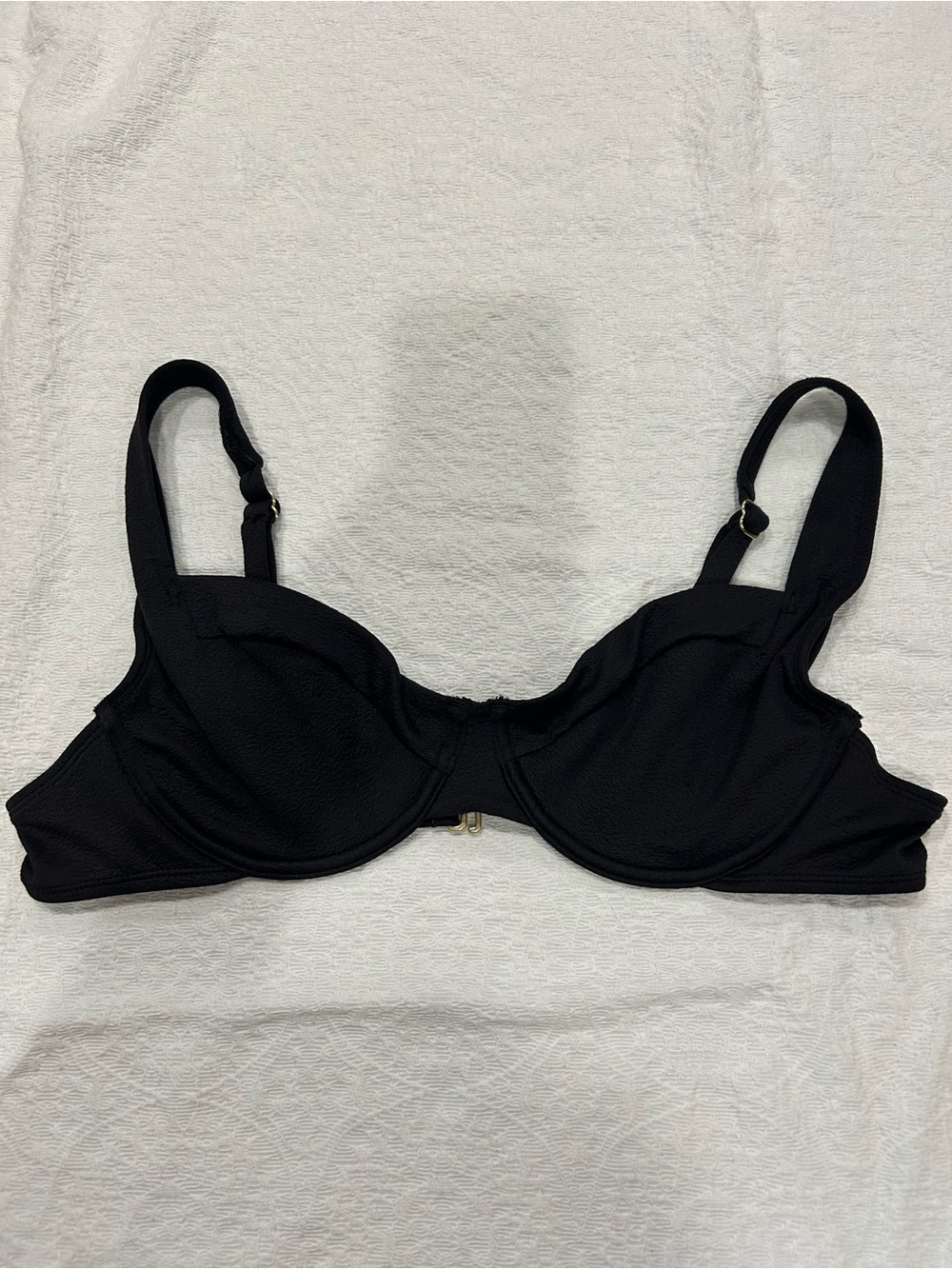George Black Bikini Top with Underwire